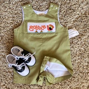 Thanksgiving Smocked Jon Jon 🦃